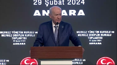 MHP MYK toplantısı: Bahçeli'den önemli açıklamalar!