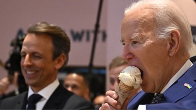 Joe Biden'ın dondurma yerken yaptığı Gazze açıklamasına tepki yağıyor!
