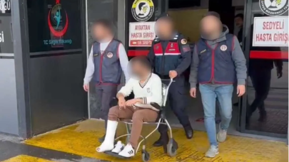 Denizli'de firari zehir taciri 5. kattan çarşafla kaçmaya çalıştı!