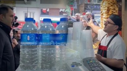 Döner ustasının Murat Kurum'a verdiği cevap olay oldu