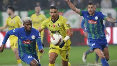 Fenerbahçe çamurdan zafer çıkardı. Serdar Dursun,  İrfan Can Kahveci girdi Çaykur Rize'yi devirdi