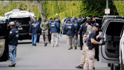 Dünyaca ünlü rapçinin evine polis baskını!