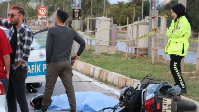 Antalya'da 15 yaşındaki sürücünün kamyonla çarptığı motosikletli Tolunay Tatar öldü