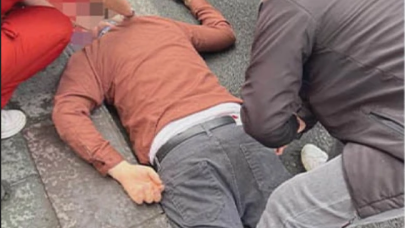 Pusuda bekleyen şahıs husumetlisini sırtından vurdu!