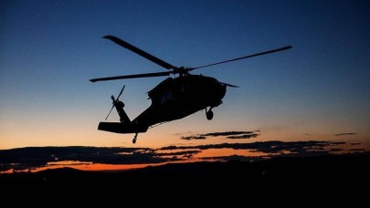 Askeri helikopter düştü. 3 asker hayatını kaybetti