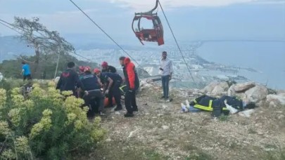 Antalya'da teleferik faciası. Kabin düştü. Ölü ve yaralılar var