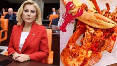 İstakoz yiyen AK Parti'li Şebnem Bursalı açıklama yaptı