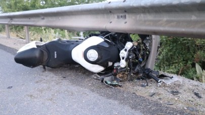 Denizli'de motosikletiyle bariyerlere çarpan Hakan Gümüş öldü