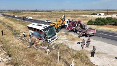 Şanlıurfa'da yolcu otobüsü devrildi: Yaralılar var!