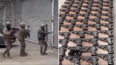 77 ilde silah kaçakçılarına operasyon!