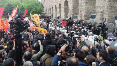 Taksim gerginliği sürüyor: Saraçhane'de arbede yaşandı!
