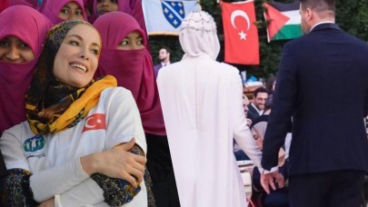Gamze Özçelik herkesten sakladığı ünlü sevgilisiyle nikah masasına oturdu