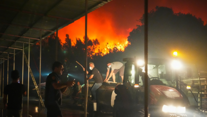 İzmir'in Selçuk ve Menderes ilçelerinde yangın!