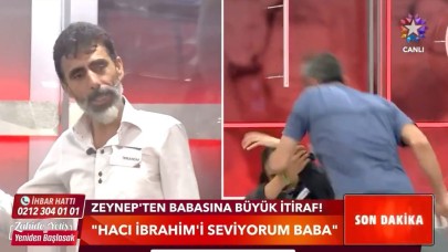 Bir baba,  canlı yayında kızını dövdü! Türk aile yapısına bu mu yakışıyor?