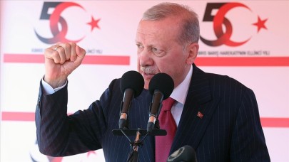 Cumhurbaşkanı Erdoğan Kıbrıs'tan seslendi: Sayın Miçotakis'e dedim ki...