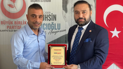 Türkiye Ak Gençlik Ocakları Genel Başkanı,  BBP ve Alperen Ocakları'na ziyarette bulundu