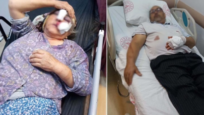 Kayınvalide ve kayınpedere damat dayağı!