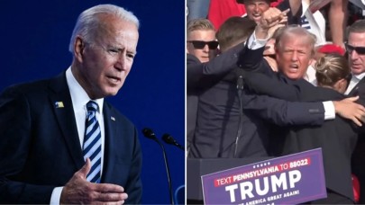 Biden'dan,  Trump'a yönelik suikast girişimine tek cümlelik yorum
