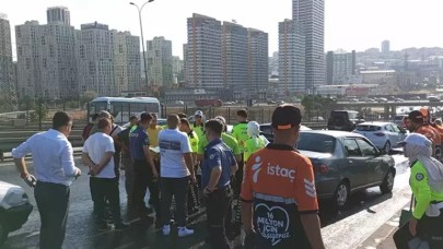 İstanbul trafiğini kilitleyen kaza: 15 araç birbirine girdi