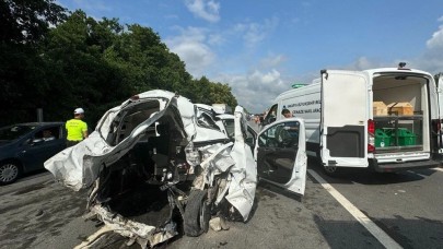 Sakarya'da feci kaza: Meryem Eroğlu,  İrem Eroğlu ve Mustafa Çatak öldü
