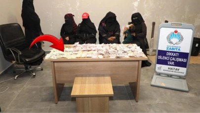 Yabancı uyruklu dilencinin yarım günlük kazancı dudak uçuklattı