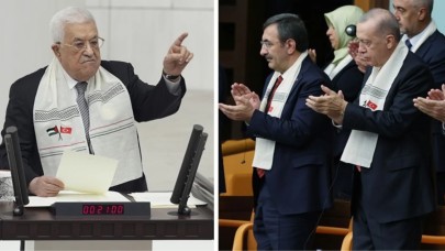 Mahmud Abbas'ın meclisteki konuşmasından yeni ayrıntılar: Erdoğan,  o ifadeyi duyar duymaz ayağa kalktı