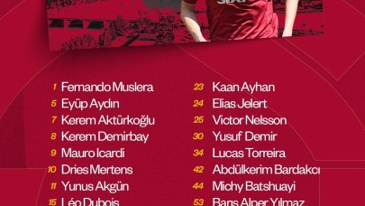 Galatasaray'da Adana Demirspor maçı öncesi kadro şekillendi!