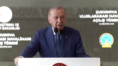 Cumhurbaşkanı Erdoğan'dan Çukurova Uluslararası Havalimanı'nın açılış töreninde önemli açıklamalar!