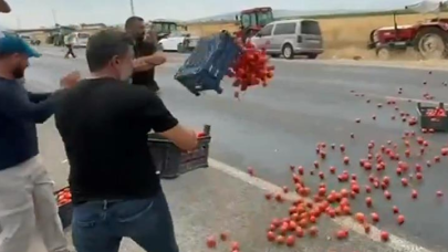 Kahramanmaraş'ta çiftçiler eylem yaptı!