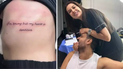 Engin ve Dilan Polat soluğu dövmecide aldı! Yazdırdıkları yazılar dikkat çekti