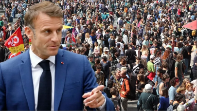 Macron'un "başbakan" tercihi binlerce kişiyi sokaklara döktü!