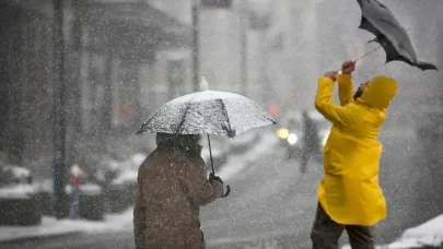 Meteoroloji saat verip uyardı! Kuvvetli geliyor: Kar,  yağmur,  rüzgar!