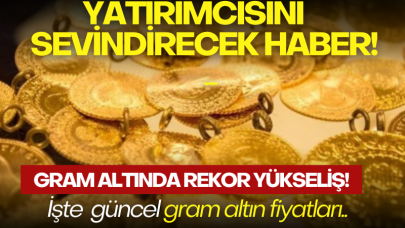 Altın fiyatlarındaki rekor yükseliş devam ediyor
