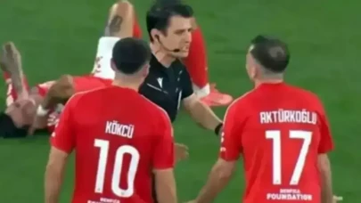 Golün iptal olduğunu gören Kerem Aktürkoğlu büyük tartışma çıkardı