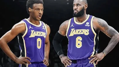 LeBron ve Bronny James,  NBA tarihine geçti