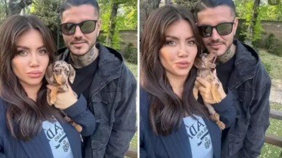 Wanda Nara ve Icardi'den aile pozu paylaşıldı