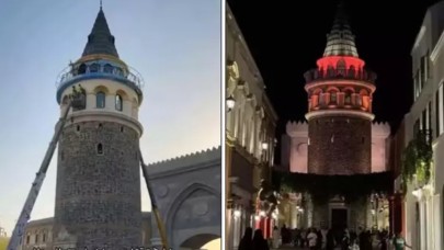 Suudi Arabistan'da Galata Kulesi inşa edildi: Görmenin bedeli ise...