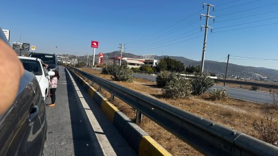 Karayolunda dilendirilen küçük çocuklar yürekleri dağladı