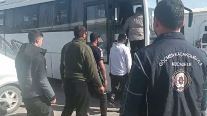Durdurulan otobüste 11 kaçak göçmen yakalandı