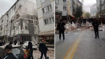 Çorum’da 5 katlı binada patlama!