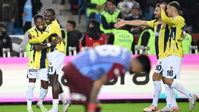 Son dakika golüyle Fenerbahçe Trabzonspor’u mağlup etti! Zirve takibini sürdürüyor
