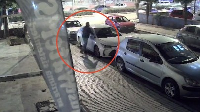 Çorum’da gece yarısı 13 aracın camını kırdı