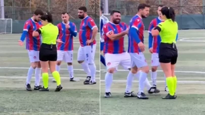 Amatör Lig'de şok: Kadın hakeme saldırı girişimi!