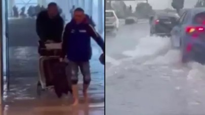 Barcelona'da kırmızı alarm! Havalimanını su bastı