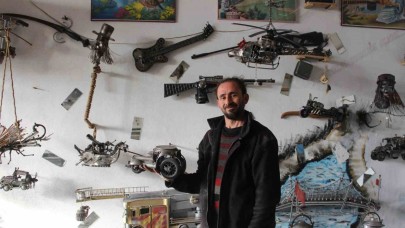 Sivaslı Usta Mehmet Çataltaş Atık Demirleri Sanata Dönüştürüyor!