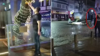 "Burası şeriat ülkesi" sözleriyle yeni yıl pazarına saldırdı