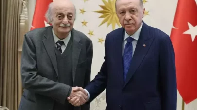 Cumhurbaşkanı Erdoğan,  Dürzi Lider Velid Canbolat’ı kabul etti!