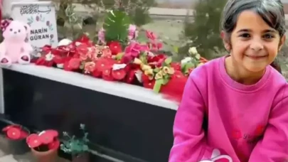 Narin'in mezarına koydukları çiçeklerin anlamı var! İşte detaylar