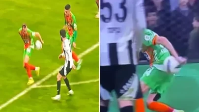 Beşiktaş-Alanyaspor maçında tartışmalı hakem kararları gündem yarattı!