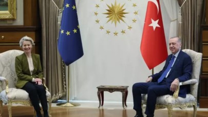 Erdoğan,  AB Komisyon Başkanı ile Beştepe'de bir araya geldi